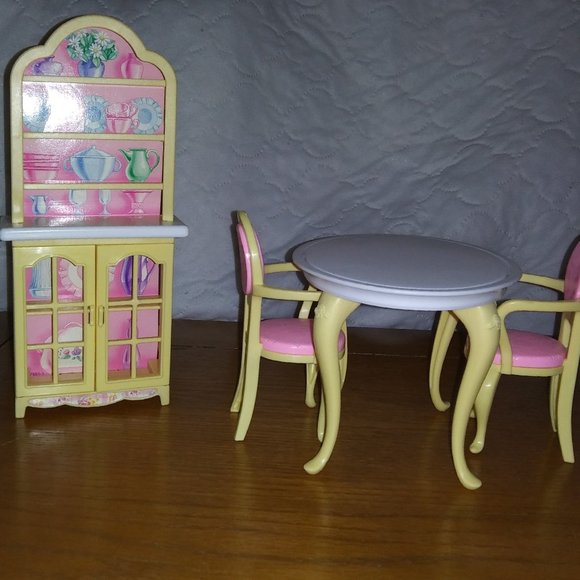 Mattel Toys Vintage 996 Barbie Dining Room Furniture Set Poshmark